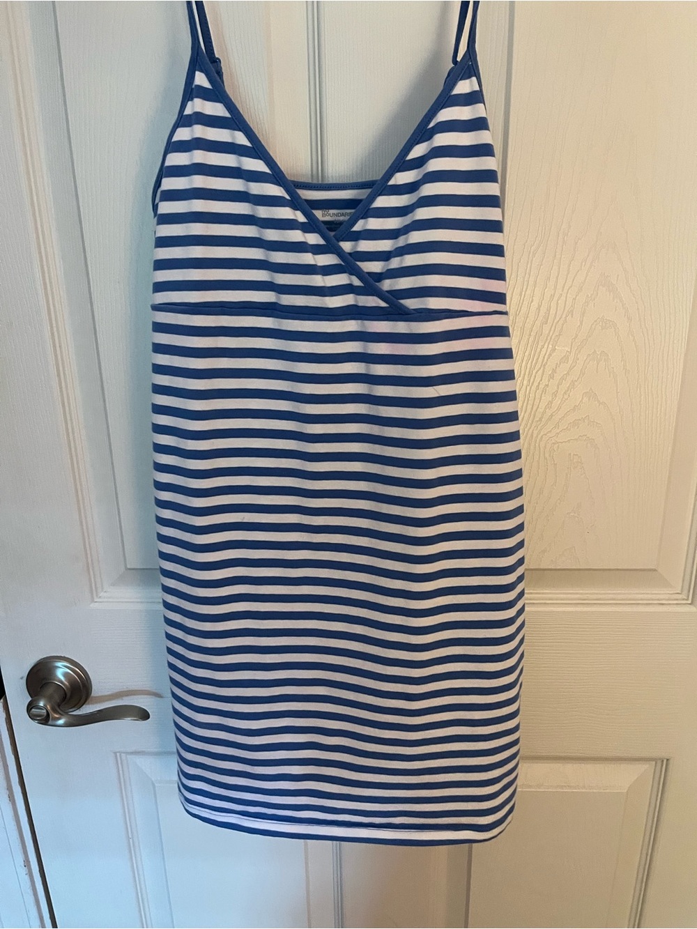 Blue and White Striped Women’s Dress
